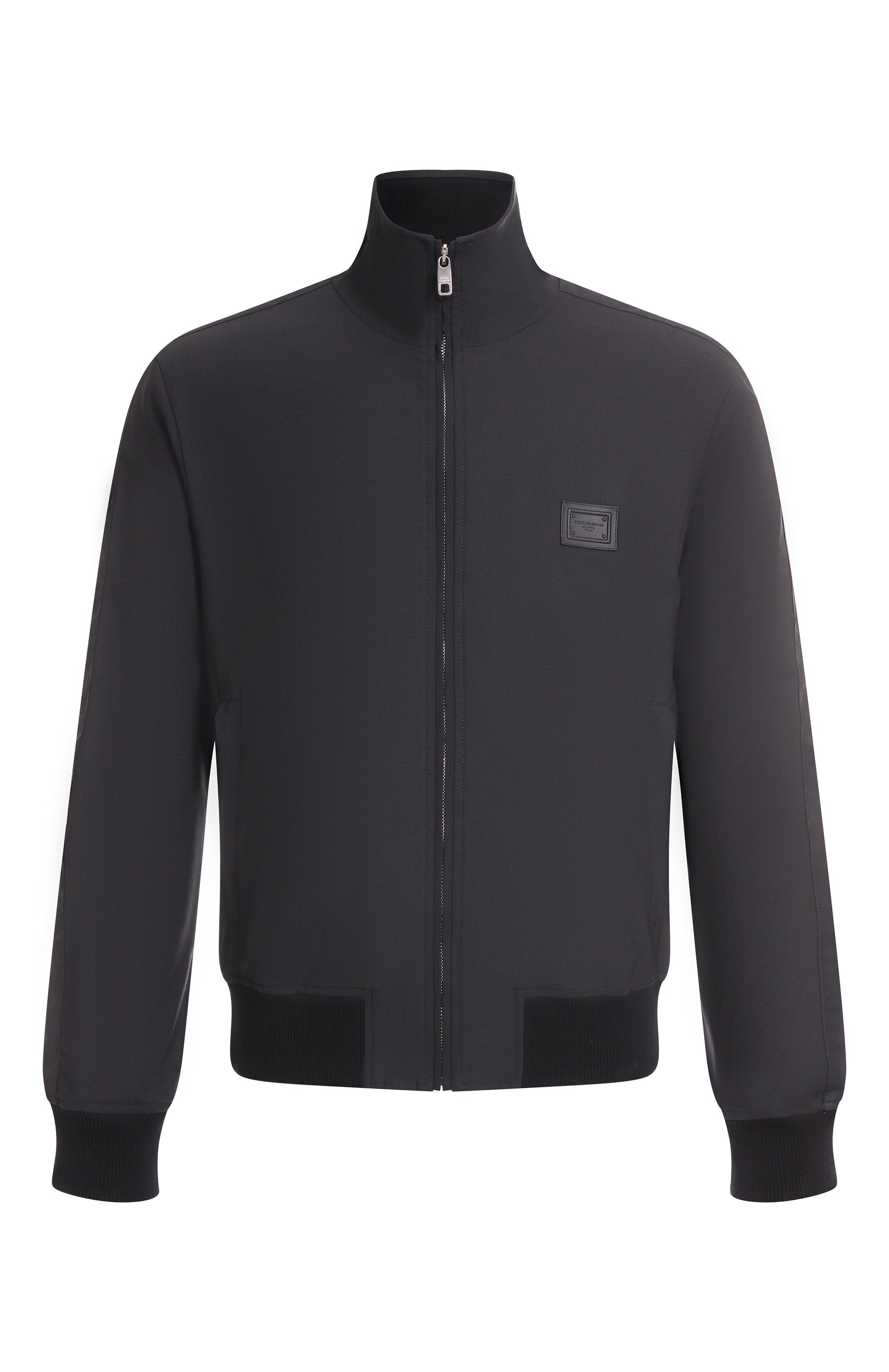 Бомбер DOLCE & GABBANA темно-серого цвета по цене 231500 руб., арт. G9BSLT/FURK8, фото 1 Бомбер DOLCE & GABBANA, арт. G9BSLT/FURK8, фото 1