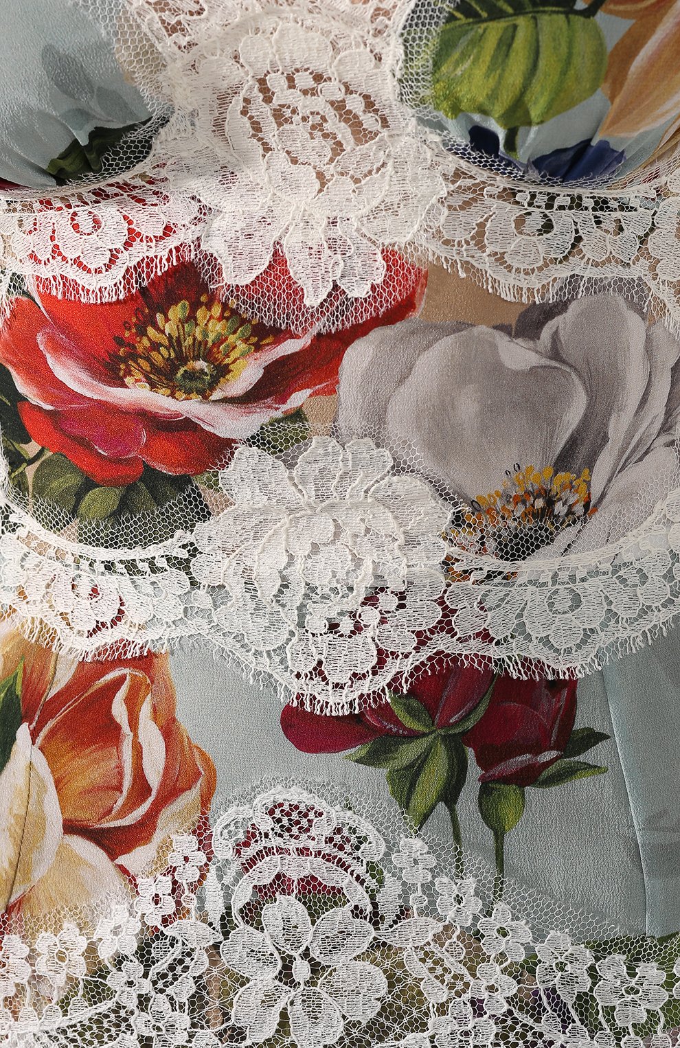 Платье из смеси шелка и хлопка DOLCE & GABBANA, арт. F6H5AT/GDS39, фото 5