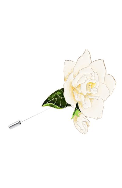 Брошь гардения РУССКИЕ САМОЦВЕТ Ы, арт. 41701, фото 1