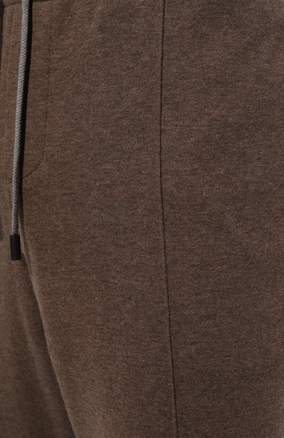 Брюки из хлопка и кашемира CAPOBIANCO коричневого цвета по цене 58800 руб., арт. 17M706.LB00./58, фото 5 Брюки из хлопка и кашемира CAPOBIANCO, арт. 17M706.LB00./58, фото 5