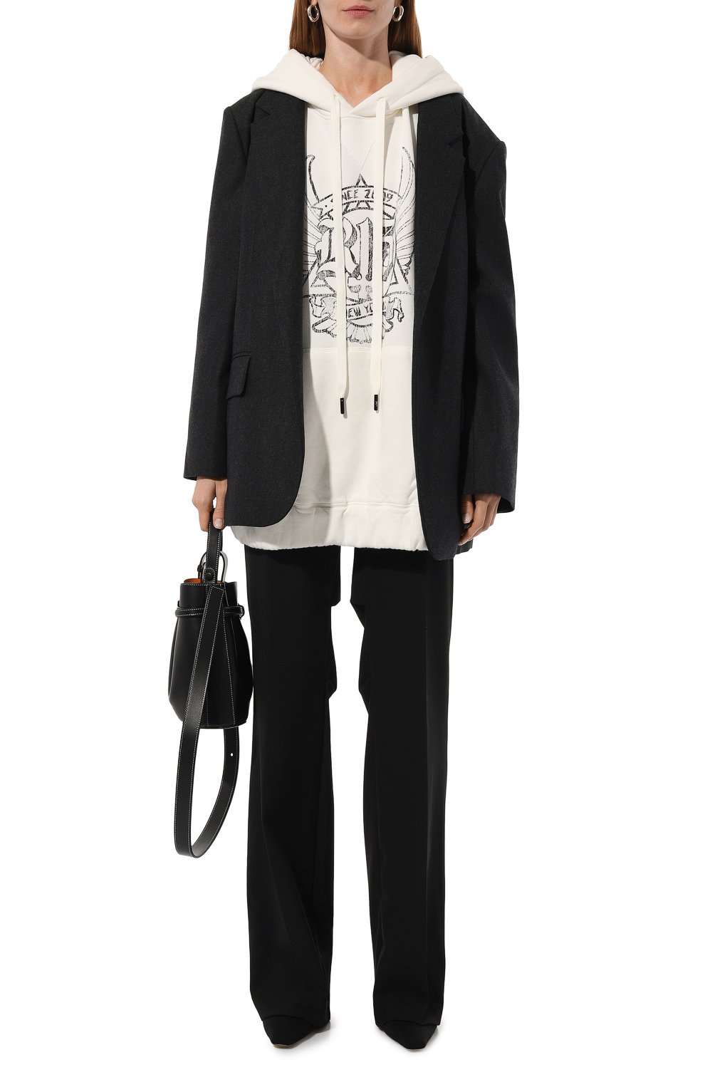 Хлопковое худи R13, арт. R13WK100-K100S, фото 2