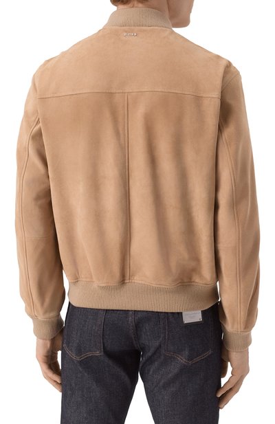 Замшевый бомбер BOSS, арт. 50531146, фото 4