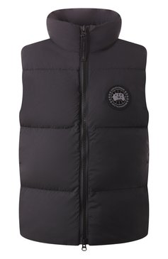 Мужской пуховый жилет lawrence CANADA GOOSE черного цвета, арт. 2804MB | Фото 1 (Материал сплава: Проставлено; Материал утеплителя: Пух и перо; Драгоценные камни: Проставлено; Длина (верхняя одежда): Короткие; Материал подклада: Синтетический материал; Мужское Кросс-КТ: жилеты-объемные; Стили: Кэжуэл; Материал внешний: Синтетический материал)