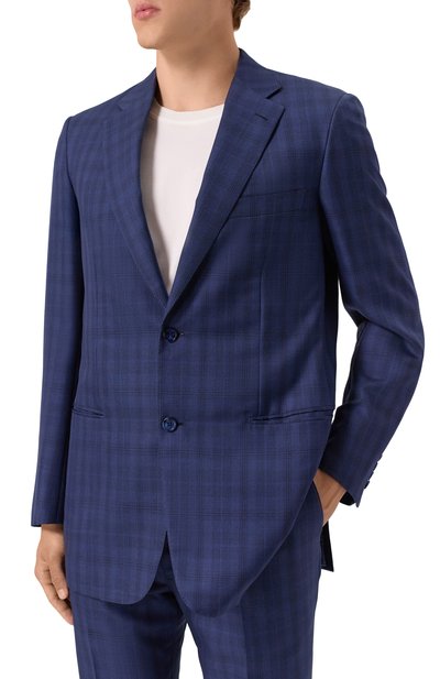 Костюм из шерсти и шелка BRIONI, арт. RAI30W/P8A13/PARLAMENT0, фото 4