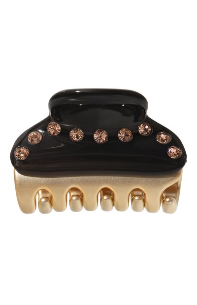 Заколка для волос ALEXANDRE DE PARIS черного цвета по цене 7960 руб., арт. ICCB-12831-03P23 ON, фото 3 Заколка для волос ALEXANDRE DE PARIS, арт. ICCB-12831-03P23 ON, фото 3