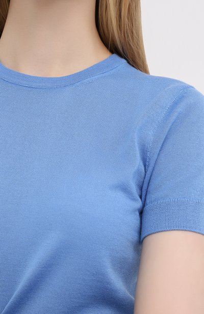 Кашемировый пуловер RALPH LAUREN голубого цвета по цене 79950 руб., арт. 290797771, фото 5 Кашемировый пуловер RALPH LAUREN, арт. 290797771, фото 5