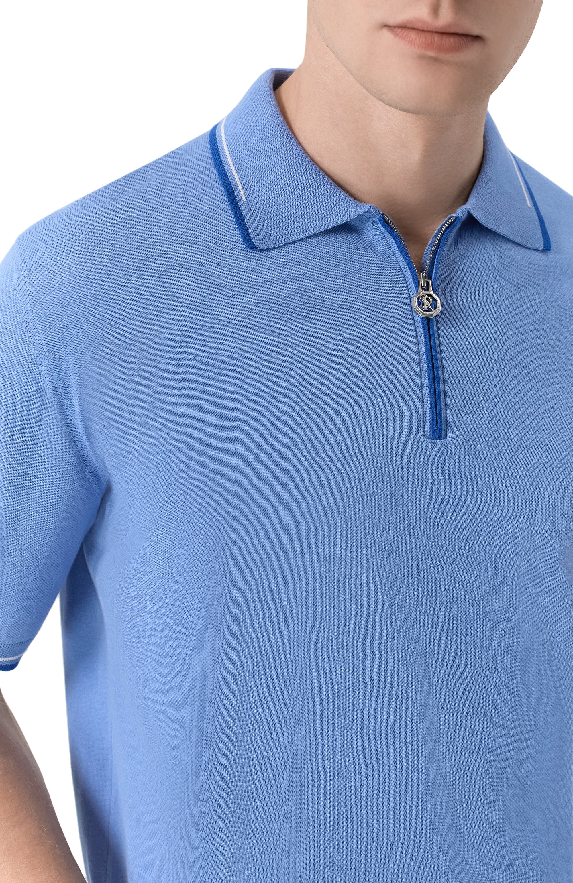 Хлопковое поло STEFANO RICCI, арт. K313051P31/F26146, фото 5