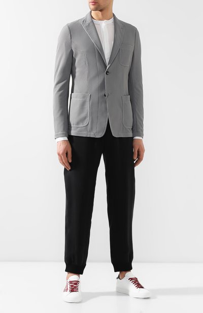 Джоггеры из вискозы GIORGIO ARMANI, арт. 9SGPP05A/T00AB, фото 2