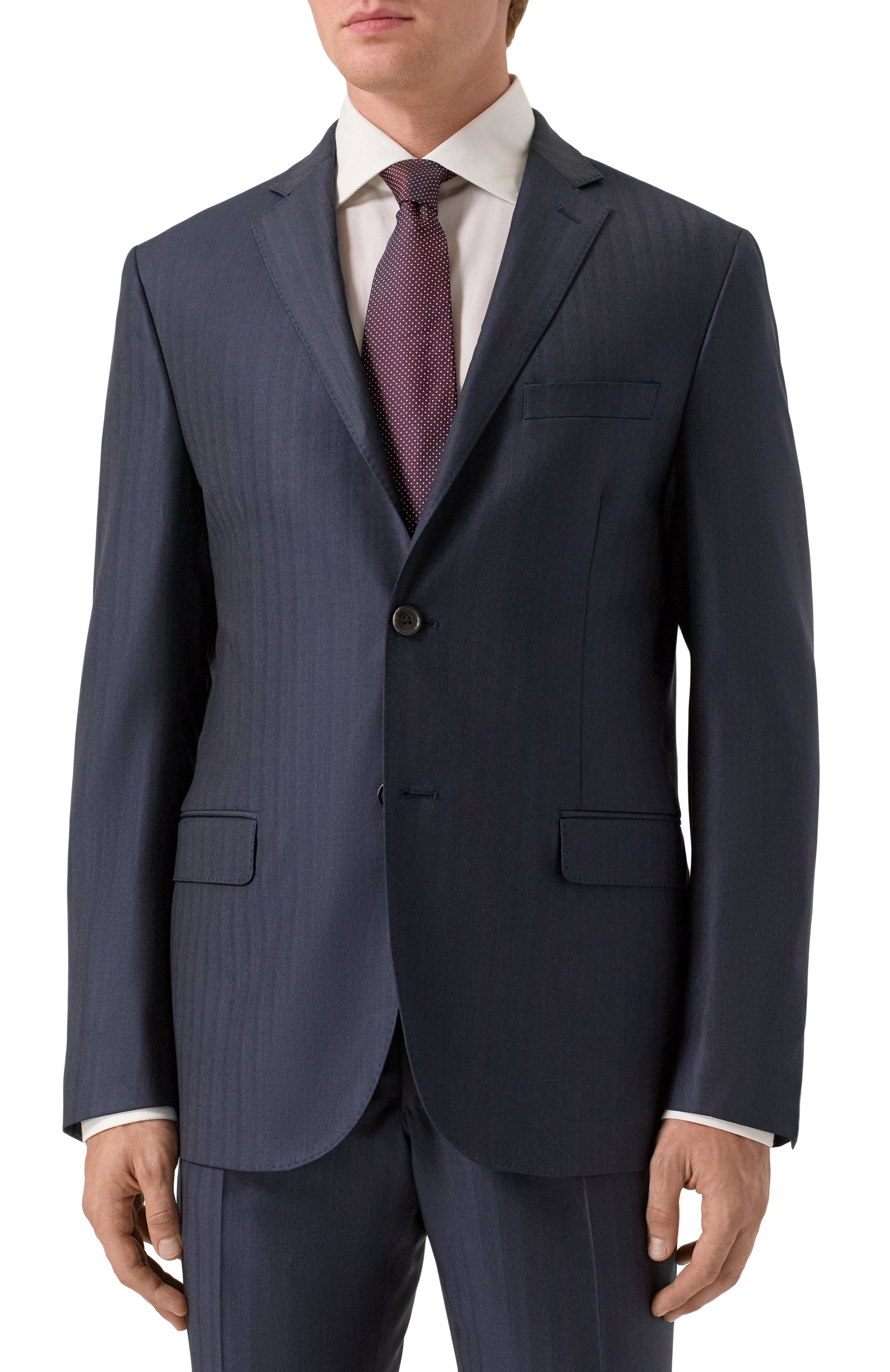 Шерстяной костюм CORNELIANI темно-синего цвета по цене 192500 руб., арт. 266005-2617202_SET, фото 2 Шерстяной костюм CORNELIANI, арт. 266005-2617202_SET, фото 2