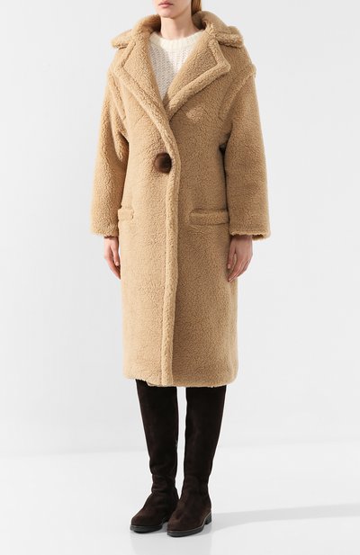 Дубленка AVA ADORE бежевого цвета по цене 104500 руб., арт. S0PHIA/68 AA FW19, фото 3 Дубленка AVA ADORE, арт. S0PHIA/68 AA FW19, фото 3