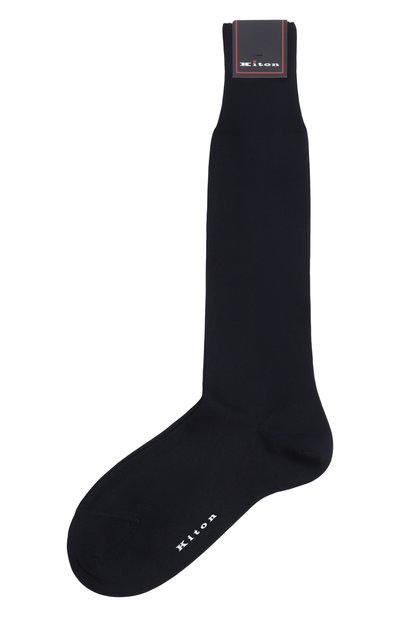 Мужские хлопковые гольфы KITON, арт. UCALZ27K0767H