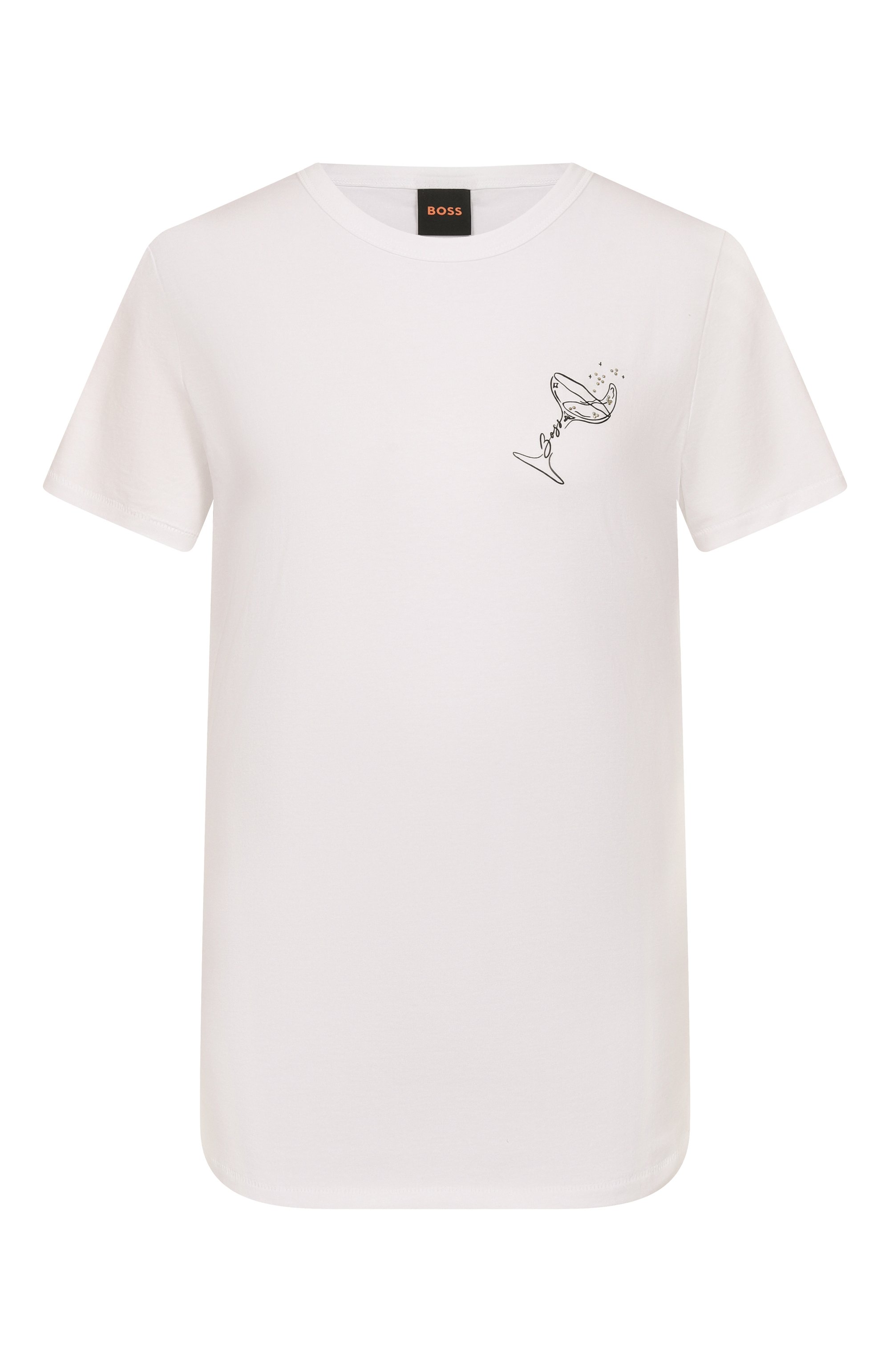 Хлопковая футболка BOSS ORANGE, арт. 50549192, фото 1