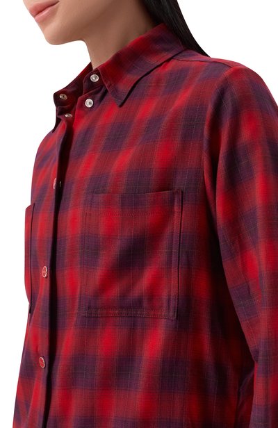 Рубашка из хлопка и лиоцелла KITON, арт. D52445H09807, фото 5