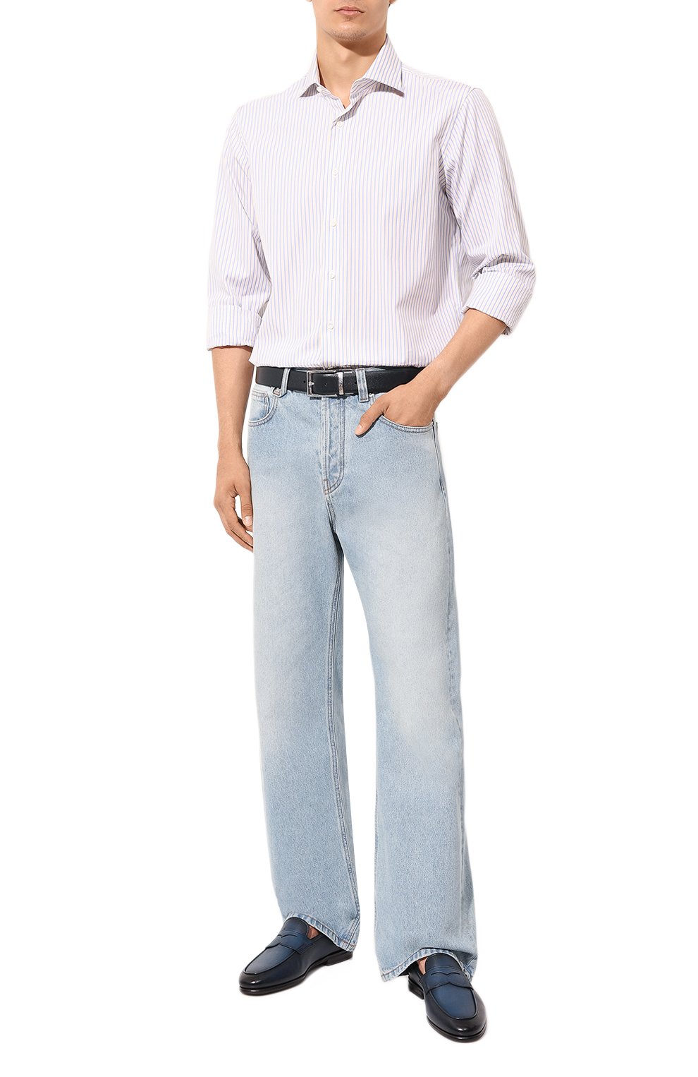 Хлопковая рубашка ALESSANDRO GHERARDI, арт. BR1-3G-7T/P402, фото 2