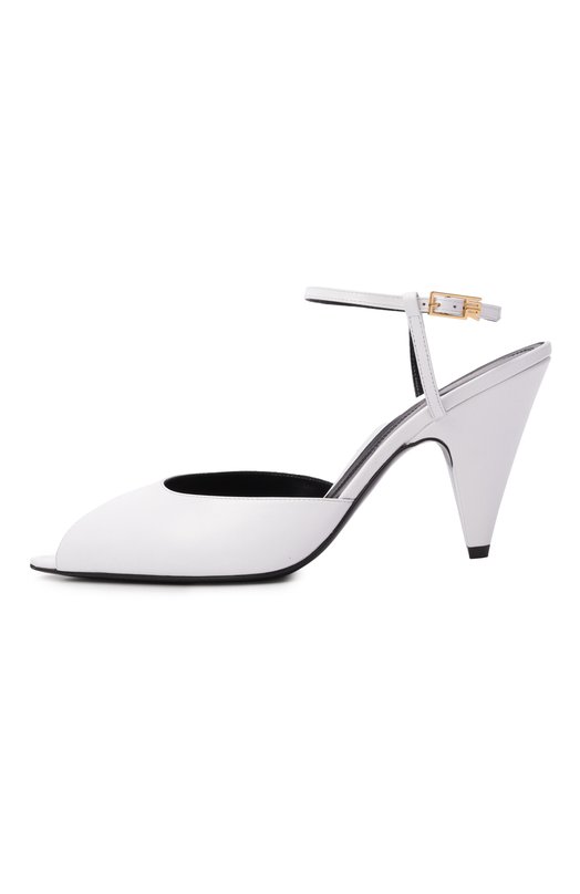 Кожаные босоножки Beak 85 Sergio Rossi B13190/MMVN13 Белый  B13190/MMVN13 Фото 4