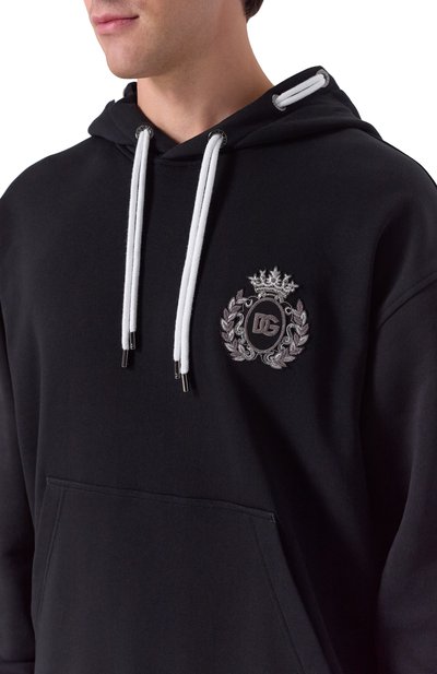 Хлопковое худи DOLCE & GABBANA, арт. G9BSGZ/G7PFU, фото 5