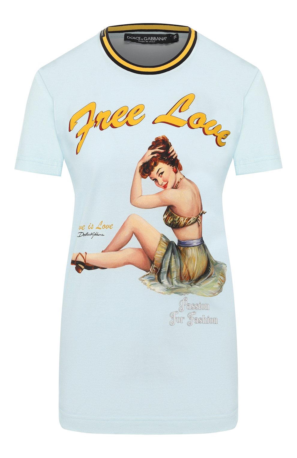 Хлопковая футболка DOLCE & GABBANA, арт. F8L61T/FI7TA, фото 1