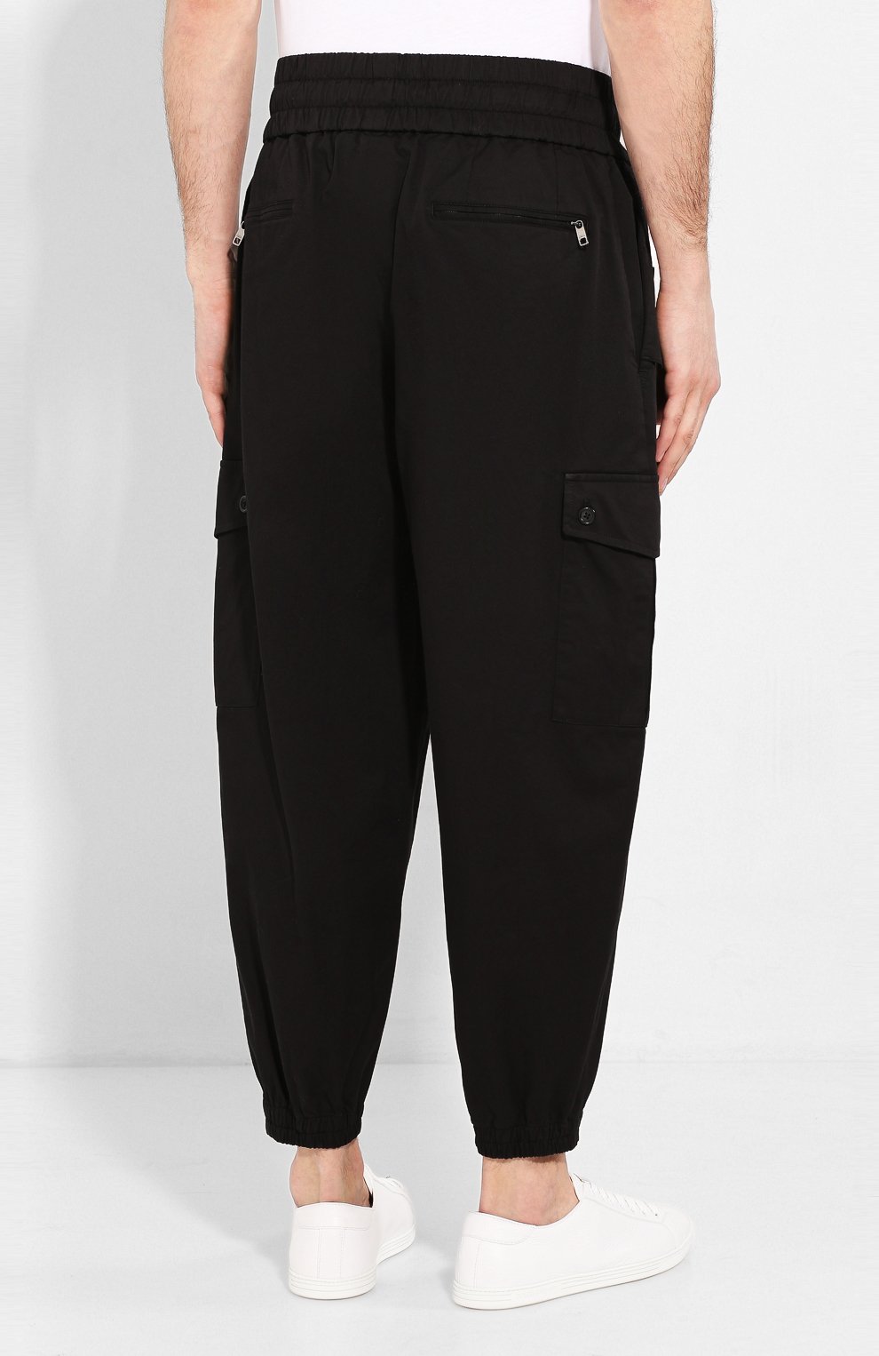 Хлопковые джоггеры DOLCE & GABBANA, арт. GW5QAT/FUFJR, фото 4