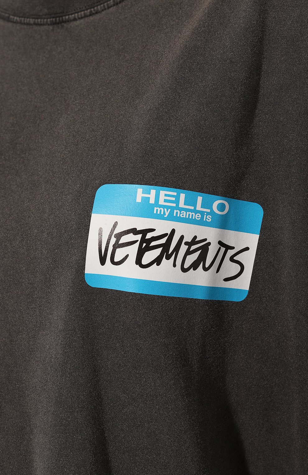 Хлопковая футболка VETEMENTS, арт. UE63TR640B, фото 5