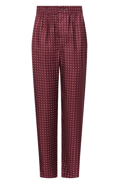 Женские шелковые брюки SAINT LAURENT, арт. 870159/Y6K08