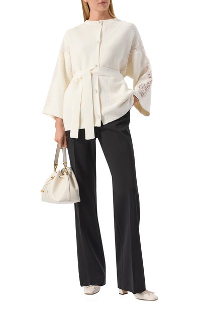 Хлопковый кардиган ELIE SAAB, арт. J0099, фото 2