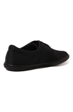 Мужские кеды PRADA черного цвета, арт. 2EG326-W08-F0002 | Фото 5 (Стили: Классический; Подошва: Плоская; Материал внешний: Текстиль; Материал утеплителя: Без утеплителя; Материал сплава: Проставлено; Драгоценные камни: Проставлено; Кросс-КТ: Низкие)