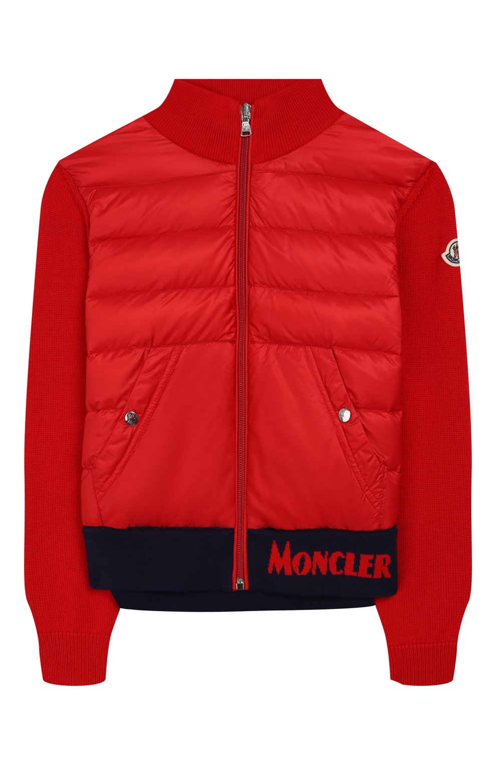 Хлопковый бомбер с утеплителем MONCLER, арт. F1-954-9B500-20-C9026/4-6A, фото 1