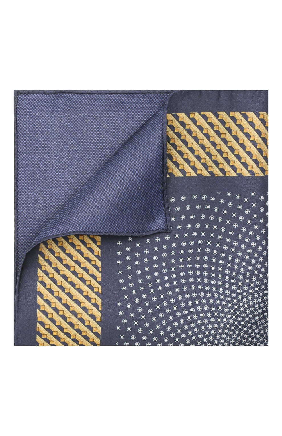 Шелковый платок ZILLI синего цвета по цене 9900 руб., арт. 51606/HANDKERCHIEF, фото 1 Шелковый платок ZILLI, арт. 51606/HANDKERCHIEF, фото 1