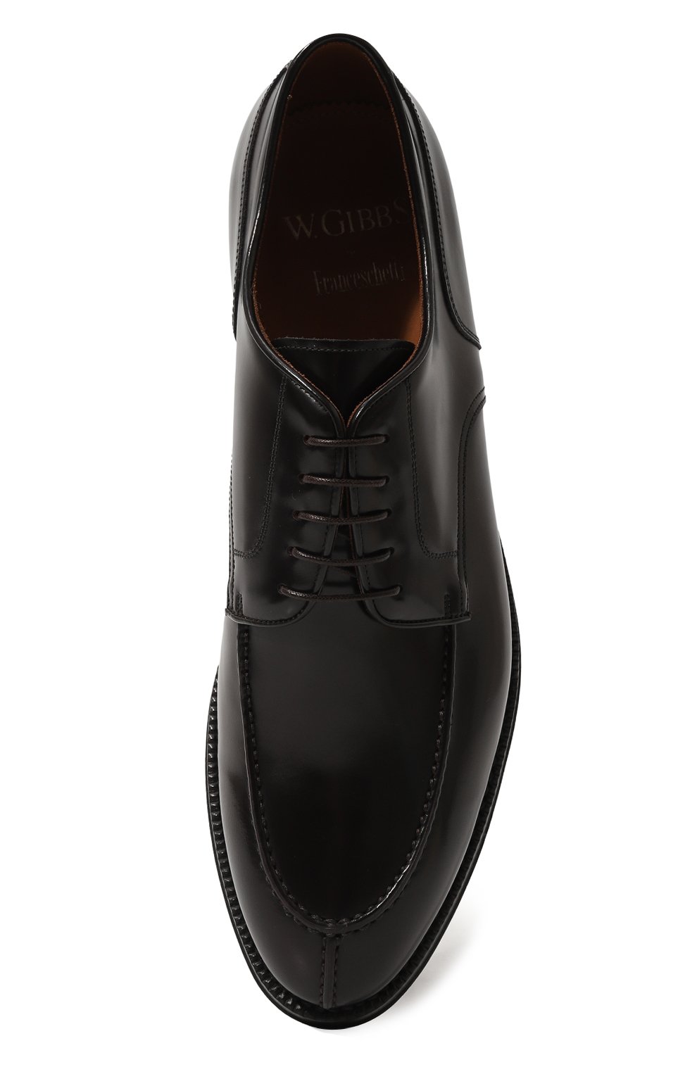 Кожаные дерби W.GIBBS бордового цвета по цене 66050 руб., арт. 0639010/2536, фото 6 Кожаные дерби W.GIBBS, арт. 0639010/2536, фото 6