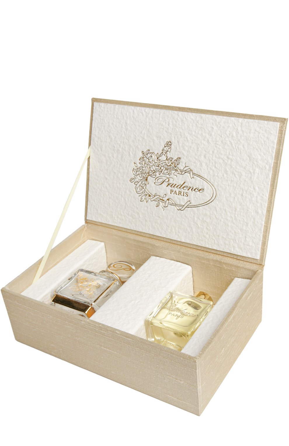 Духи prudence №5 шелковый кофр со флаконом, вручную расписанным золотом (50ml) PRUDENCE, арт. P35524, фото 1