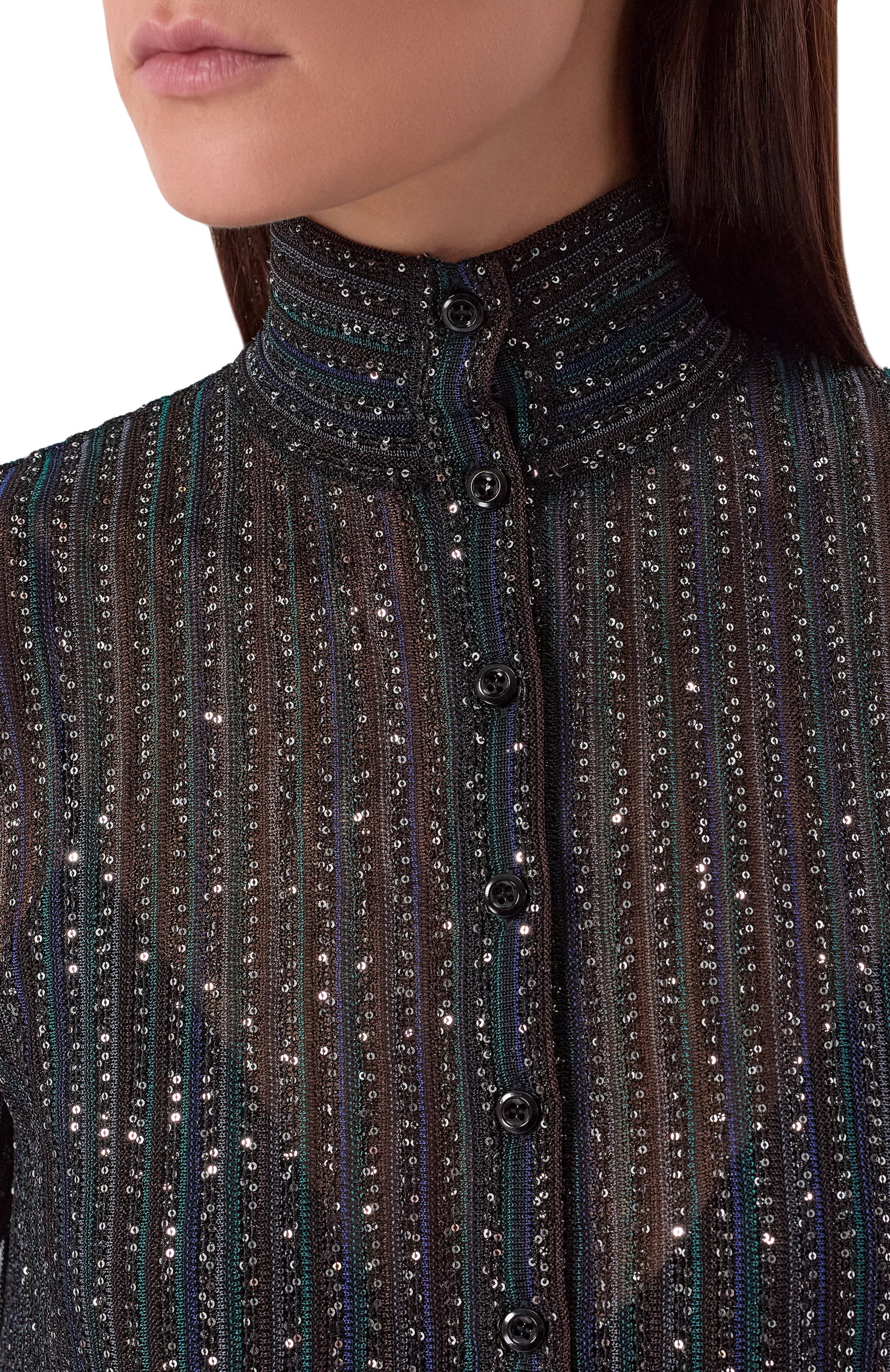 Платье с отделкой пайетками MISSONI, арт. DS25WG11/BK01CL, фото 4