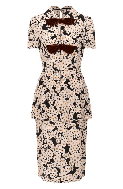 Женское шелковое платье VALENTINO, арт. 8B3VAJ80/9WW