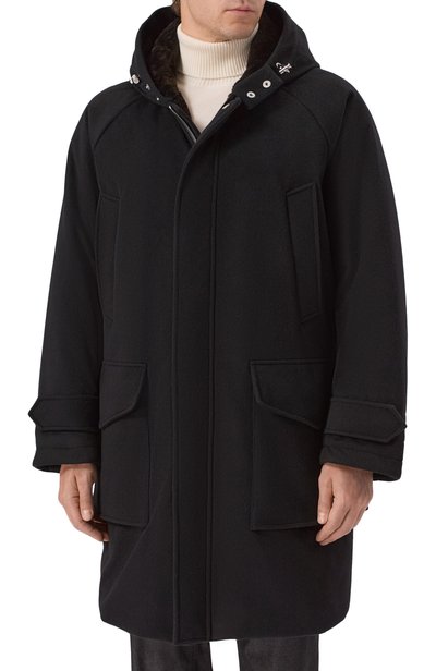 Парка из шерсти и кашемира KITON черного цвета по цене 1325000 руб., арт. UGK209CK0271L, фото 3 Парка из шерсти и кашемира KITON, арт. UGK209CK0271L, фото 3