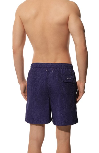 Плавки-шорты KITON темно-синего цвета по цене 33100 руб., арт. UC0M5CXB6009, фото 3 Плавки-шорты KITON, арт. UC0M5CXB6009, фото 3