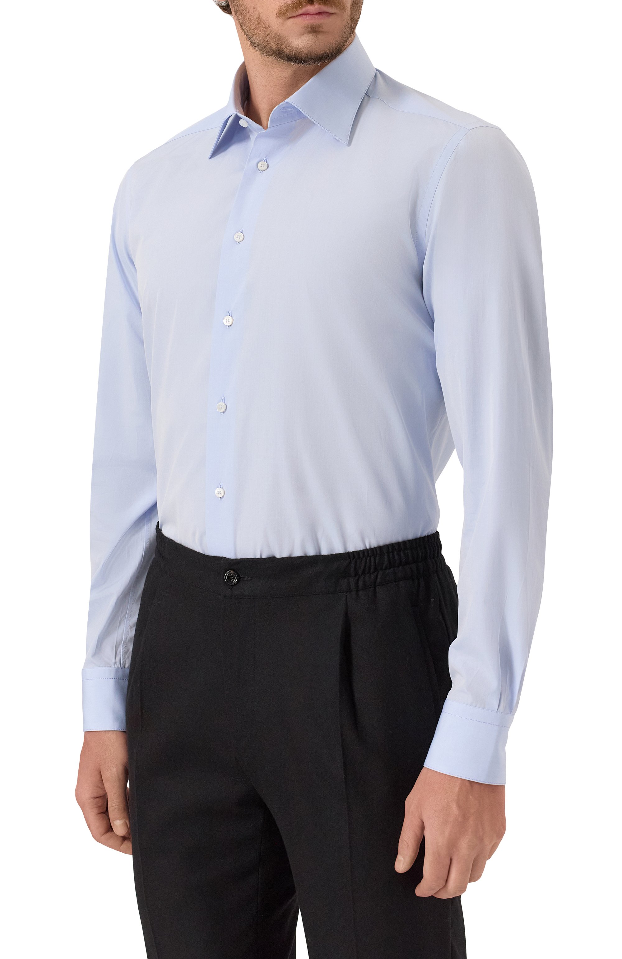 Хлопковая сорочка ZILLI, арт. CLAA01M010114250U, фото 3