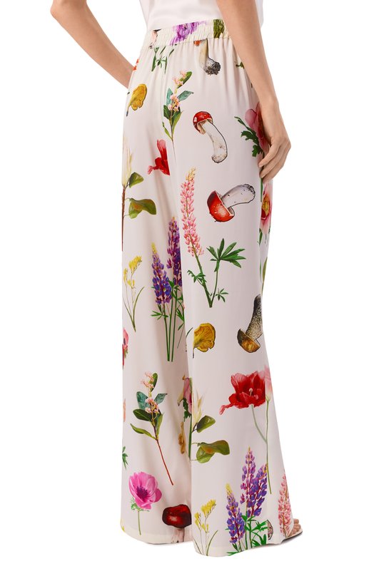 Шелковые брюки YANINA T-3110B Кремовый  T-3110B Фото 4