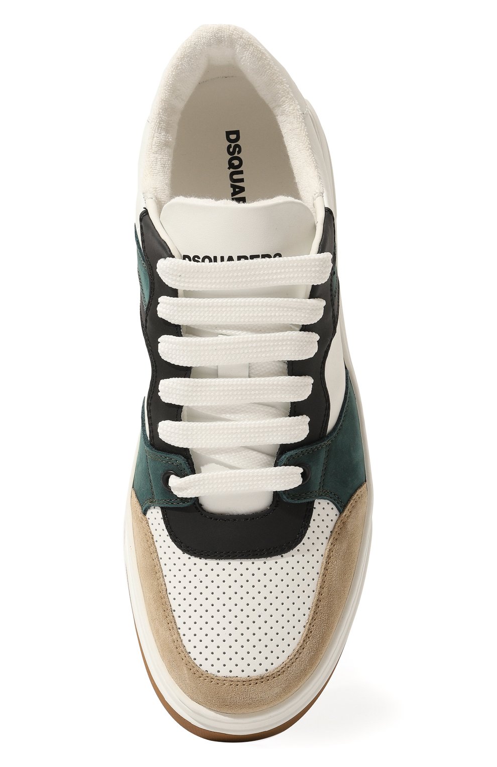 Кожаные кеды bumper DSQUARED2, арт. SNM0298 01504841, фото 6