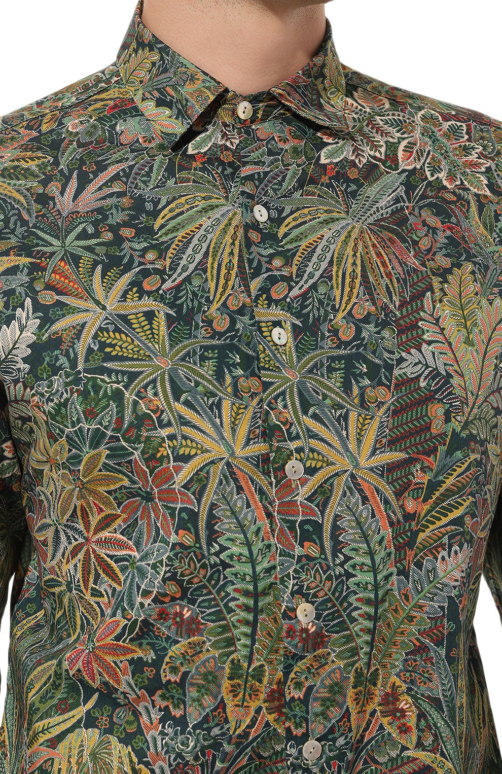 Хлопковая рубашка MC2 SAINT BARTH, арт. STBM/SIKELIA/06558D, фото 5