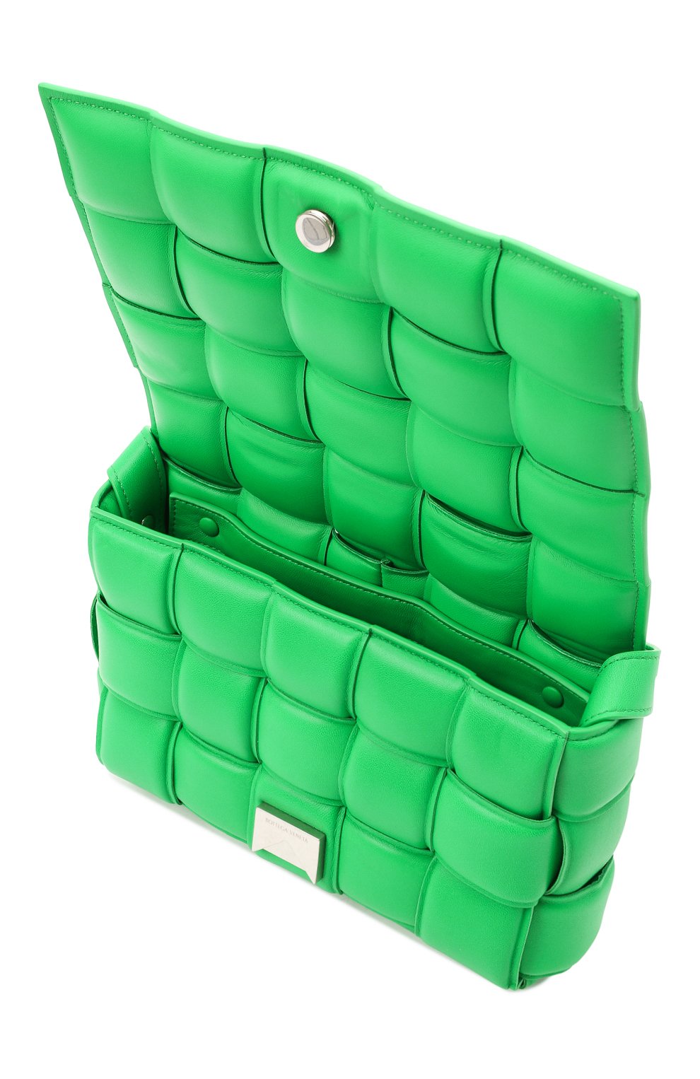 Сумка padded cassette BOTTEGA VENETA зеленого цвета по цене 523000 руб., арт. 591970/VCQR1, фото 5 Сумка padded cassette BOTTEGA VENETA, арт. 591970/VCQR1, фото 5