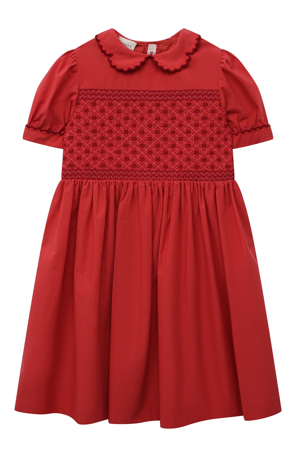 Хлопковое платье GUCCI, арт. 615241 ZAEFF, фото 1
