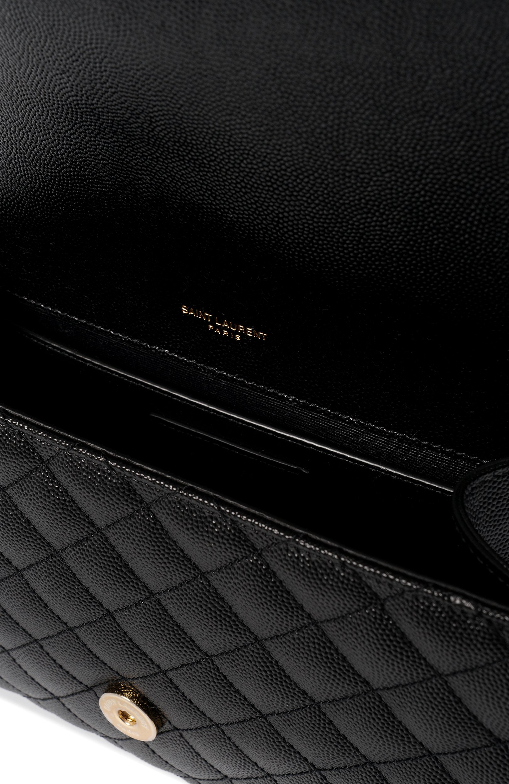 Сумка monogram envelope medium SAINT LAURENT черного цвета по цене 385000 руб., арт. 600185/B0W91, фото 5 Сумка monogram envelope medium SAINT LAURENT, арт. 600185/B0W91, фото 5