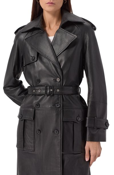 Кожаный тренч GIUSEPPE DI MORABITO, арт. 04SSLD136P 04451, фото 5