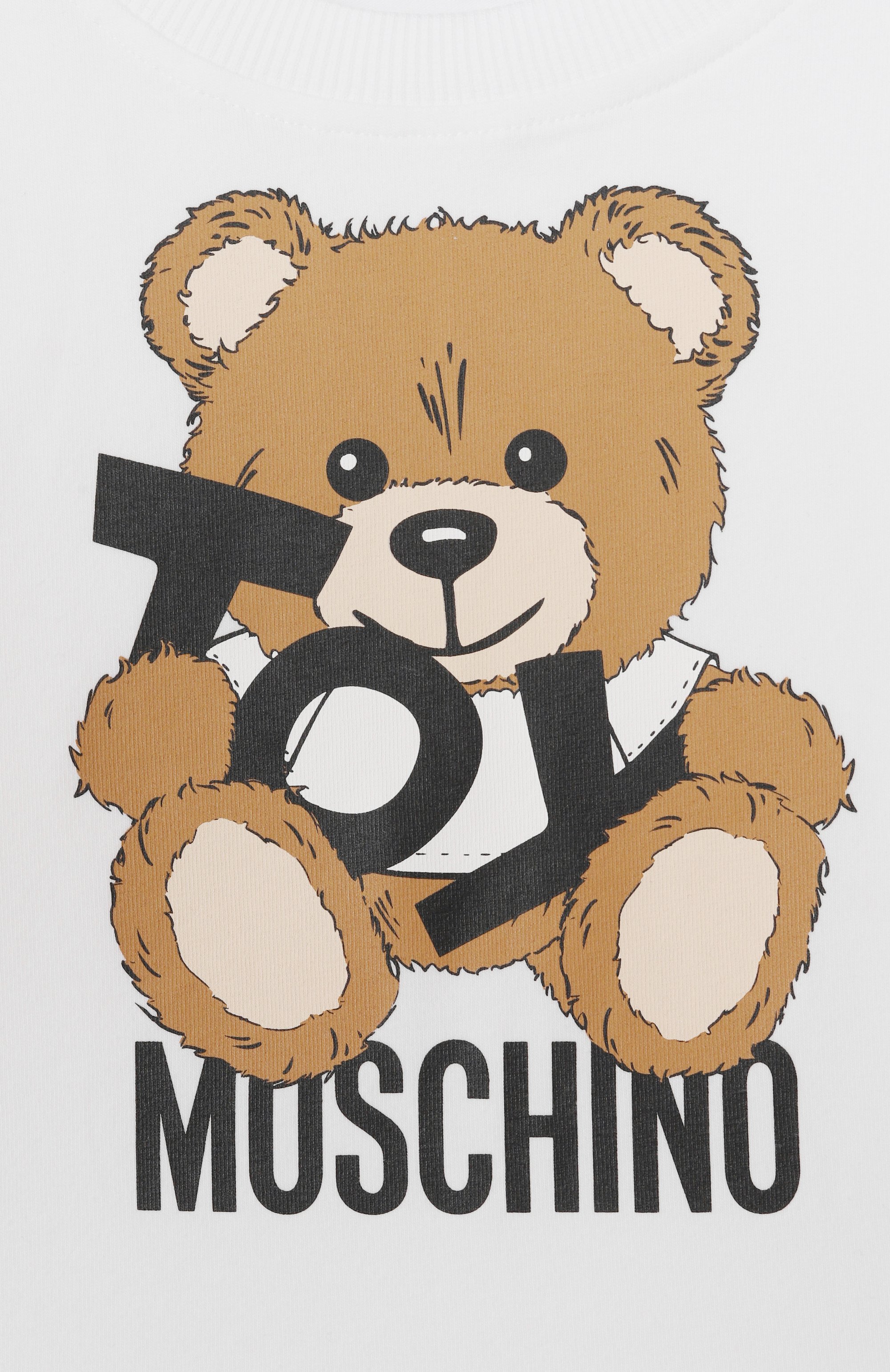Хлопковая футболка MOSCHINO, арт. HDM060/LBA00/4-8, фото 3