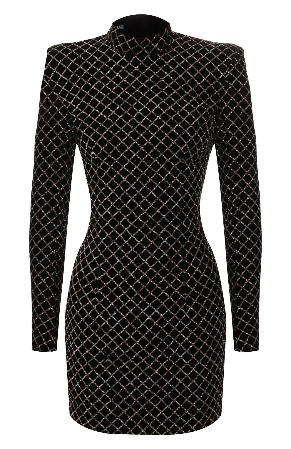 Платье из смеси вискозы и шелка BALMAIN, арт. SF16647/V070, фото 1