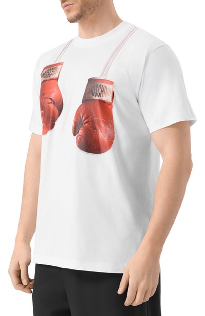 Хлопковая футболка MOSCHINO, арт. A0723/0241, фото 3