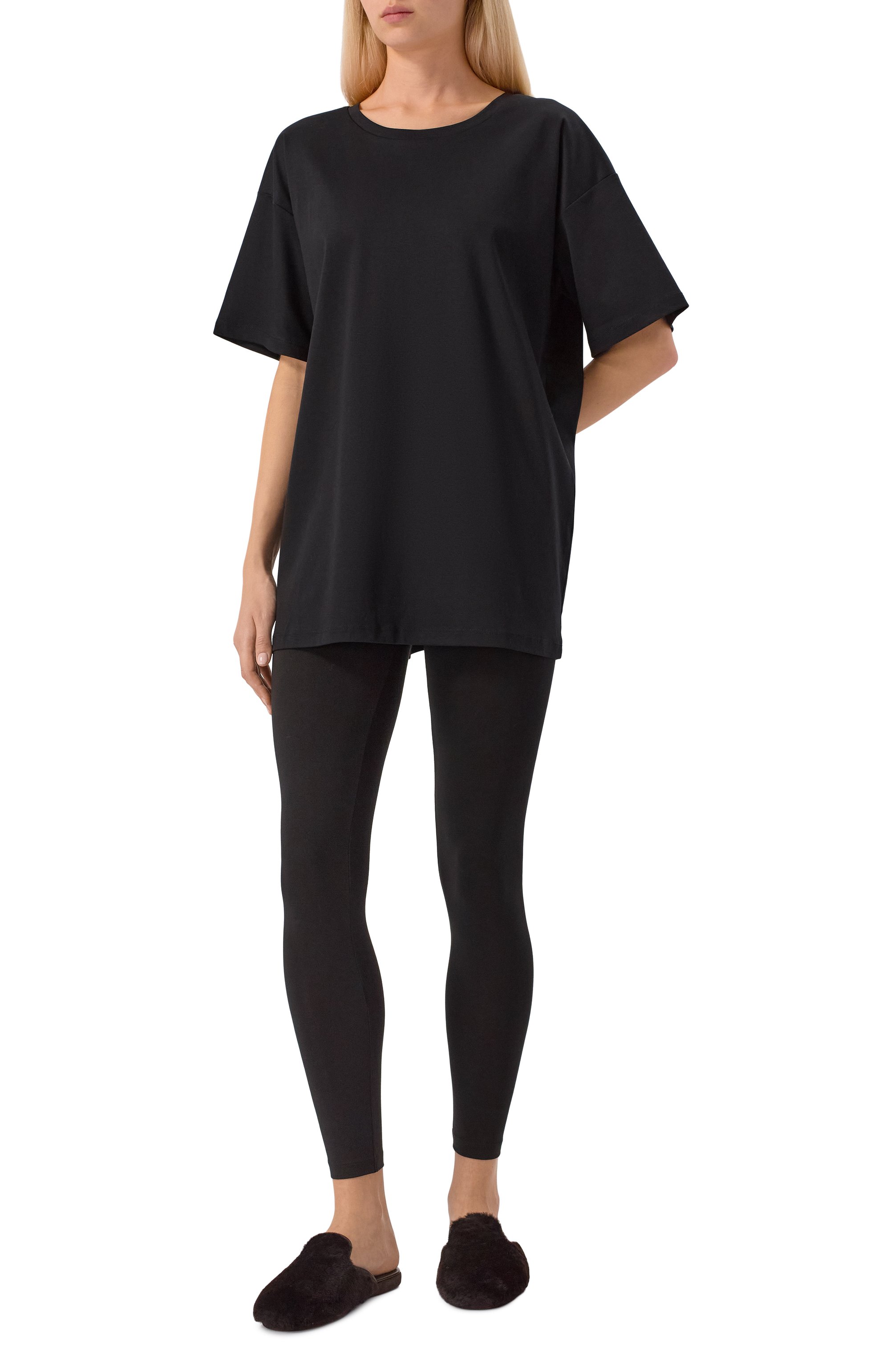 Легинсы HUGO черного цвета по цене 8295 руб., арт. 50492277, фото 2 Легинсы HUGO, арт. 50492277, фото 2