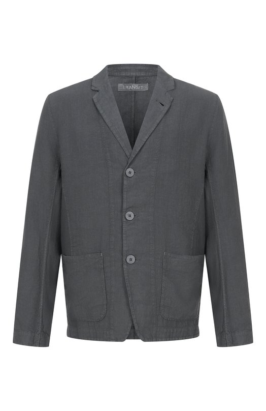 Льняной пиджак Transit CFUTRCD133 Серый CFUTRCD133