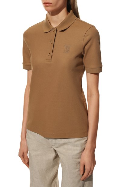 Хлопковое поло BURBERRY, арт. 8015210, фото 3