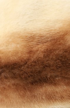 Женский берет из меха норки FURLAND бежевого цвета, арт. 0013600110152300000 | Фото 4 (Материал: Натуральный мех; Материал сплава: Проставлено; Нос: Не проставлено)
