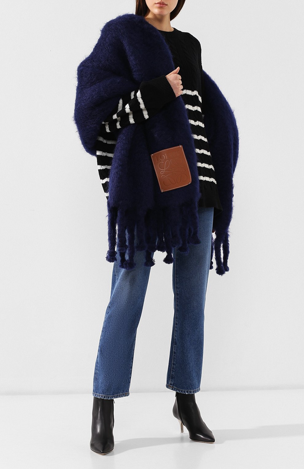 Шерстяной шарф LOEWE, арт. 919.19.006, фото 2